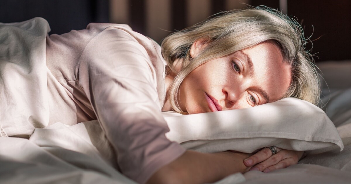 Image of a depressed woman.