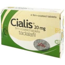 Embalagem de Cialis (tadalafil) com 20 mg