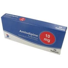 Embalagem Amlodipina, 10 mg, 28 comprimidos