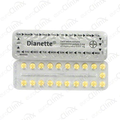 Compre Diane 35 para Acne (3 cartelas c/ 21 drágeas) • euroClinix