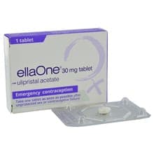 ellaOne 30mg Ulipristalacetat 1 Tablette Blisterpackung und Packungsbeilage