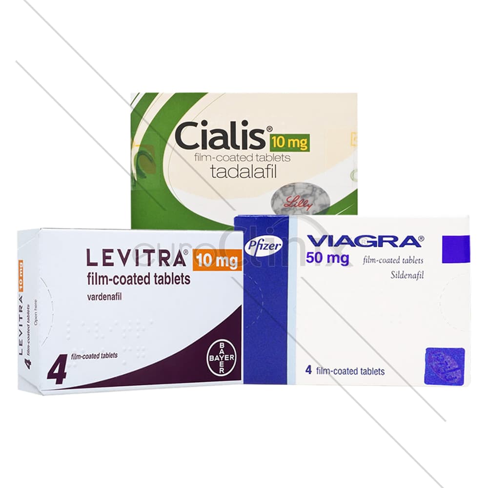 Potenzmittel Viagra, Levitra und Cialis testen • Online