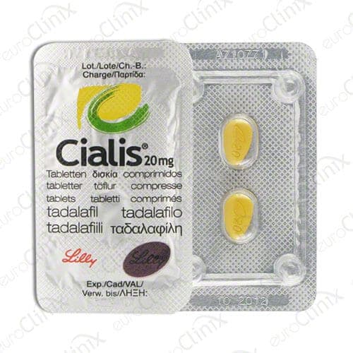 Cialis Tadalafil Kaufen Rezept Inkl EuroClinix   Cialis Blister L 