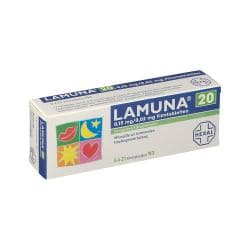 Packung der Antibabypille Lamuna