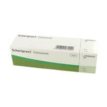 Scheriproct 30g Salbe mit Cinchocain und Prednisolon Verpackung