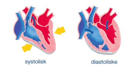 Systolisk og diastolisk blodtryk