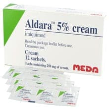 Aldara 5% imiquimod creme med breve