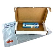 Pakke med Marvelon® desogestrel/ethinylestradiol 63 tabletter med en patientens indlægsseddel