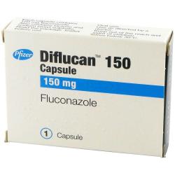 Pakke med Diflucan® fluconazole 150 mg kapsel