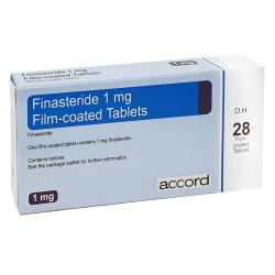 Pakke med Finasteride 1 mg filmovertrukne 28 tabletter