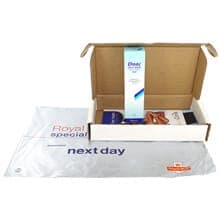 Pakke med Duac gel og patientens indlægsseddel