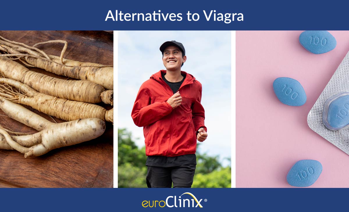 Image of Viagra pills on a pink background