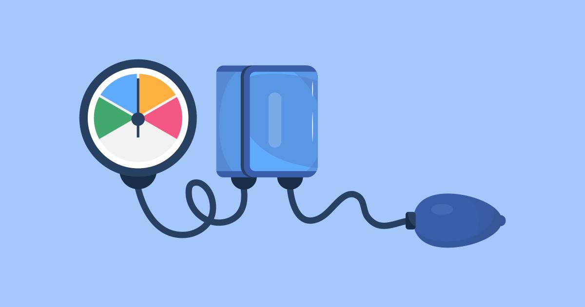 blood pressure chart illustration