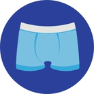 Wear loose fitting clothing