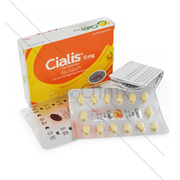 Cialis Once Daily • 2 5mg 5mg Daily Tablets • Euroclinix®
