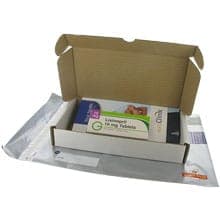 Box of Lisinopril and patient leaflet