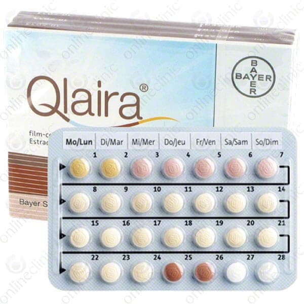 Buy Qlaira online • Combined contraceptive pill • euroClinix®