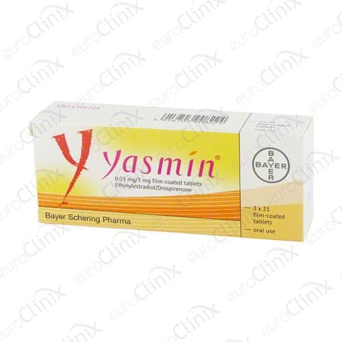 Buy Yasmin Contraceptive Pill Online • euroClinix®