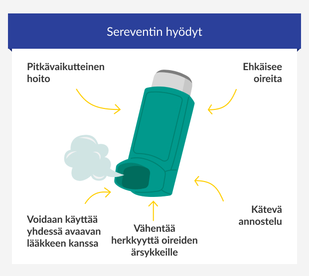 Sereventin hyödyt