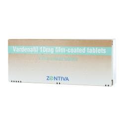 Vardenafil 10 mg kalvopäällysteiset tabletit tuotepakkaus