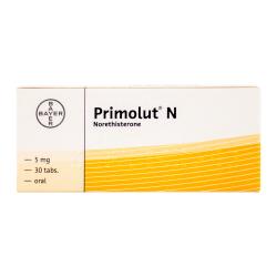 Primolut Nor 5 mg tabletit tuotepakkaus 30 kpl