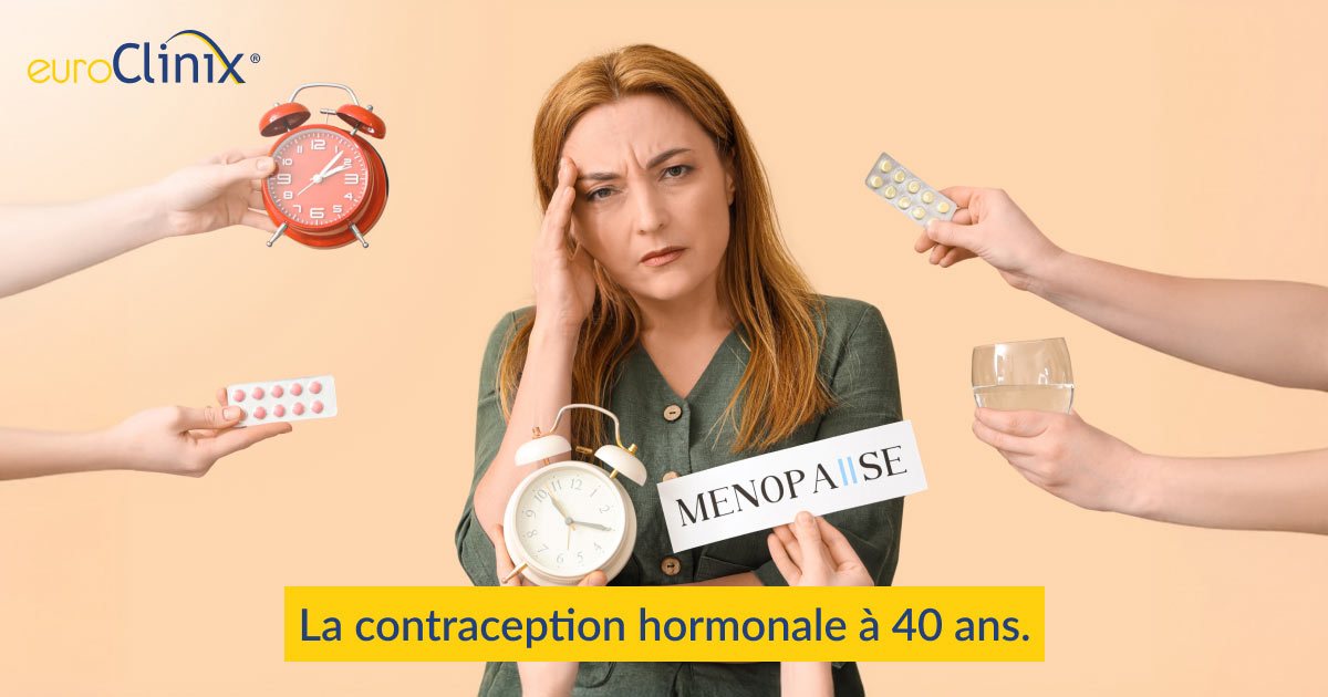 Femme mûre perplexe face aux options contraceptives