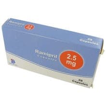 Paquet calendrier de 28 gélules de Ramipril 10 mg
