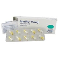 Paquet de Tamiflu 10 gélules 75 mg oseltamivir