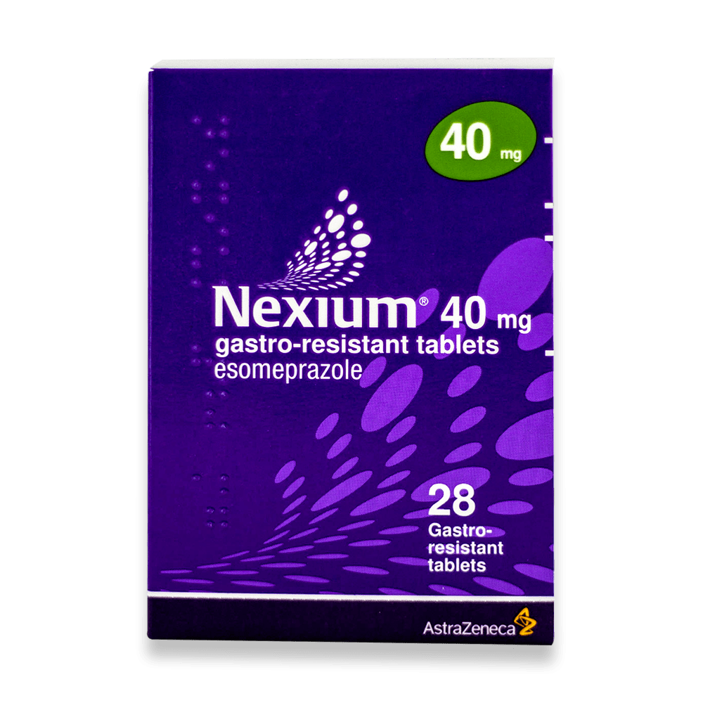 Nexium • lindrer effektivt symptomer på halsbrann