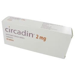 Pakke med 30 Circadin 2 mg depottabletter