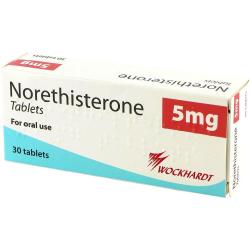 Opakowanie pigułek Norethisteron 5 mg