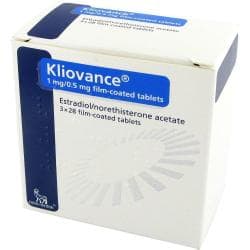 Opakowanie tabletek Kliovance®