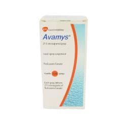 Caixa de Avamys 27.5mcg spray nasal