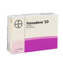 O pacote Femodene® contém 84 comprimidos orais de gestodeno etinilestradiol