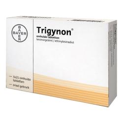 Caixa de Trinordiol contraceptivo