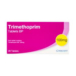 Pacote de 28 comprimidos de Trimetoprima 100mg