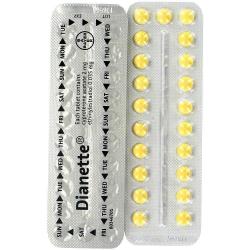 Comprar Diane 35 Online para Acne (3 cartelas c/ 21 drágeas) • euroClinix