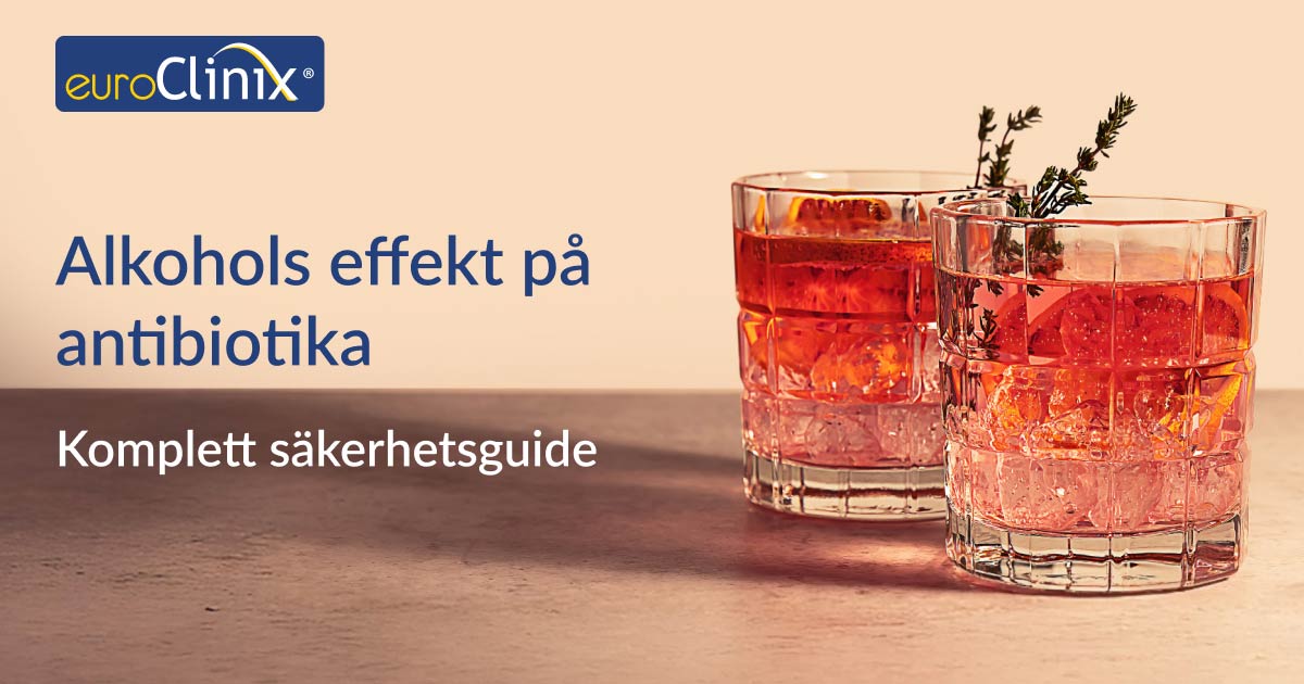 Guide om alkoholkonsumtion under antibiotikabehandling