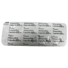 Blister Pack med doxycyklin 100 mg kapslar